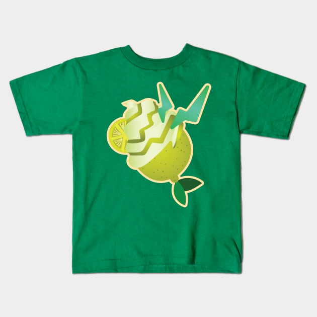 Spark Lemon KH Kids T-Shirt by SalwaSAlQattan